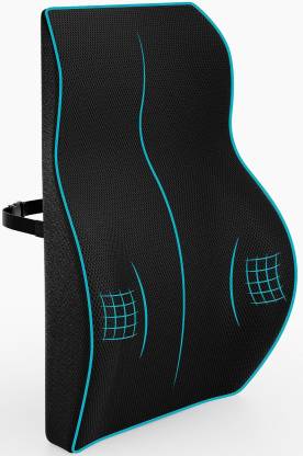GELRIDE Back Rest Cushion for Chair and Car Seat - (Universal, Black Air Mesh) Back / Lumbar Support