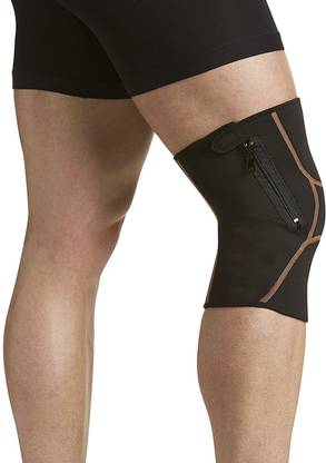 Right Traders Copper Fit Plus Zippered Knee Support Sleeves Injury Pain Relief Knee Support