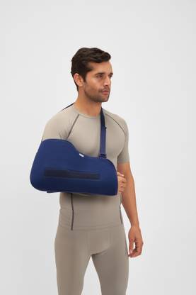 MGRM MEDICARE Arm Sling With Abduction Splint | Comfortable Fabric | Shoulder & Arm Support Wrist Support