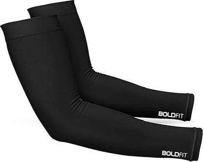 BOLDFIT Arm Sleeves for Men & Women Boys Arm Sleeves for Gym Sports Cricket Bike Riding Arm Support