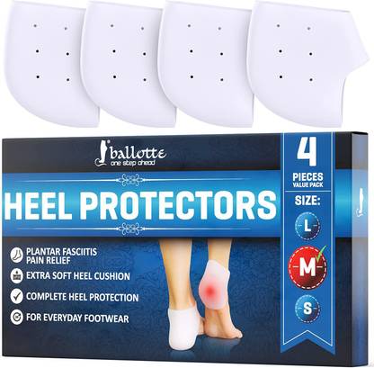 Ballotte Silicone Heel Protector Strong and Breathable Heel Protectors, Heel Cups for ALL Heel Support