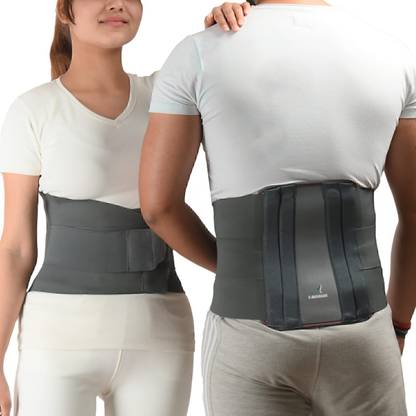 K SQUARIANS Contoured Lumbar Sacral Belt | Contoured L S Belt for Women & Men Back / Lumbar Support