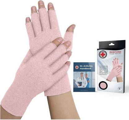Dr. Arthritis Doctor Developed Copper Gloves/Compression Gloves For Arthritis (full-length) AND DOCTOR WRITTEN HANDBOOK- Relieve Arthritis Symptoms, Raynauds Disease & Carpal Tunnel Hand Support