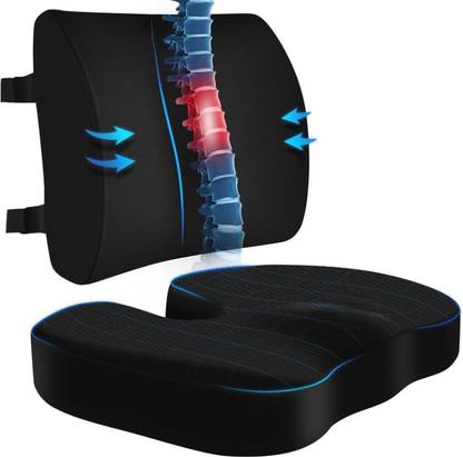 CURASIA t Cushion, Lumbar Support Pillow chair Cushions for Sciatica Pain Relief Back / Lumbar Support