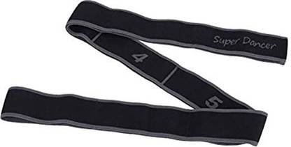 Dilwe Stretch Band 8 Loops Elastic Resistance Exercise Band For Ballet Dance Back / Lumbar Support