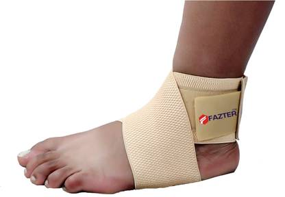 FAZTER Premium Adjustable Elasticized-Fabric Adjustable Ankle Binder - Universal Ankle Support