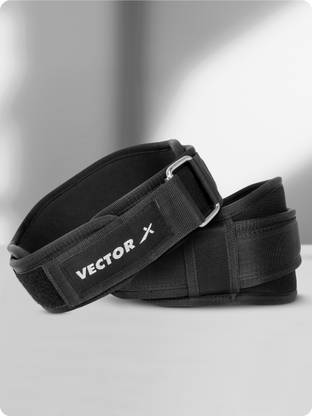 VECTOR X Level Up Quick Locking Gym Belt for Weightlifting, Strength Training, Deadlift Back / Lumbar Support