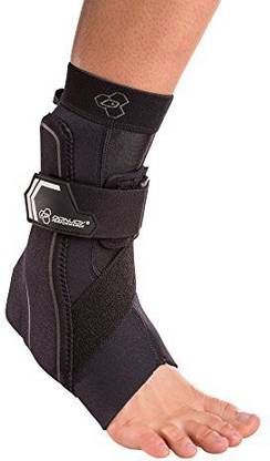 DonJoy Performance Bionic Ankle Support Brace: Left Foot Slime Green Large Abdominal Belt