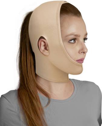 TYNOR Compression Garment Face Open Hood, Beige, XXL, 1 Unit Head Support