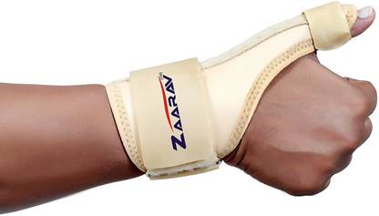 ZAARAV Thumb Spica Splint relief pain,thumb grip/guard/thumb pad Black Thumb Support Splints