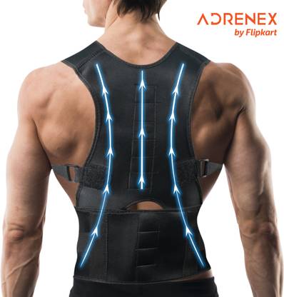 Adrenex by Flipkart Adjustable Back Posture Corrector for Women and Men and Upper/Lower Back Pain Posture Corrector