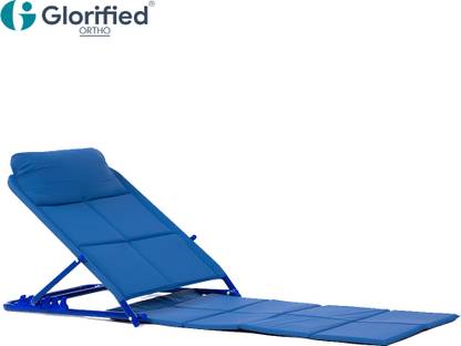 glorified ortho Back Rest Foldable and Portable with Extra Length Mat and Pillow Inside Supporter