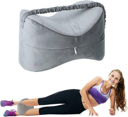 talinoz Knee Pillow for Side Sleeper Knee Support Leg Rest Pillow for Calf Thigh Relief Knee Support