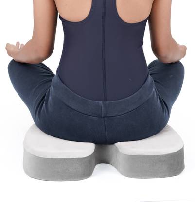 Leeford Coccyx Seat for Tailbone Pain, Sciatica & Lower Back Pain | Improves Posture Back / Lumbar Support