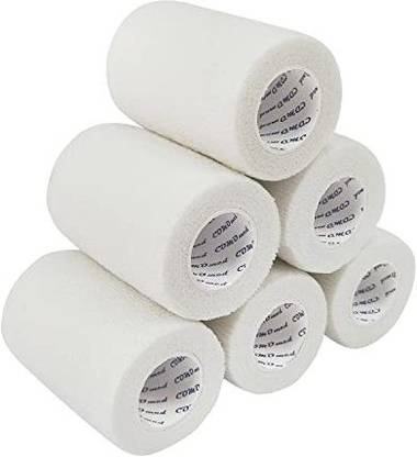 Comomed Self Adherent Cohesive Bandage Latex 3"X5 Yards First Aid Bandages Stretch Knee Support