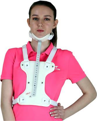 Salo Orthotics SOMI (Sternal Occipital Mandibular Immobilizer) Brace for Body Correction Adult Neck Support