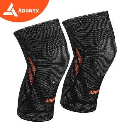 ADONYX Knee Support Compression Sleeve, Workout Sports Knee Braces Knee Support