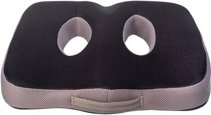 ORCHEED Coccyx Double Hole Pillow Seat Cushion with Non-Slip Base for Lower Back Pain Back / Lumbar Support