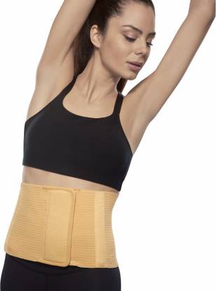 VISSCO Abdominal Belt (8") Supports Weak Abdominal Muscles, Relieve Pain - Large(Beige) Abdominal Belt