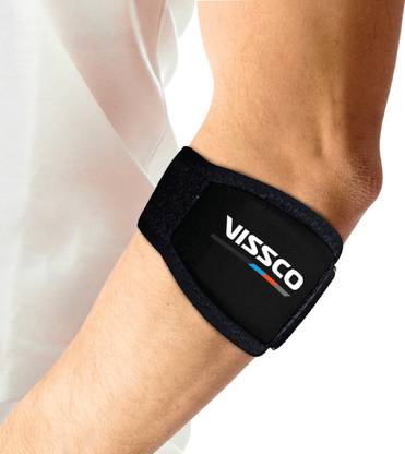 VISSCO Tennis Elbow Supports for an Ideal Compression to the Strained Muscles Elbow Support