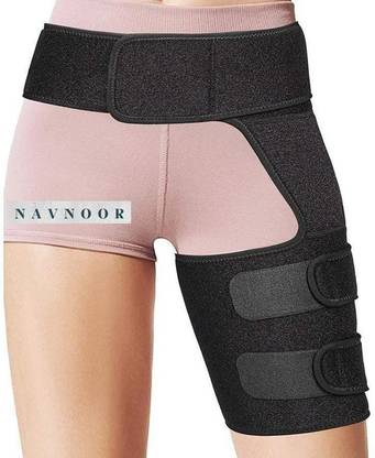 NAVNOOR Thigh Compression Sleeve, Groin Compression Wrap, Hip Brace for Men, Women Supporter