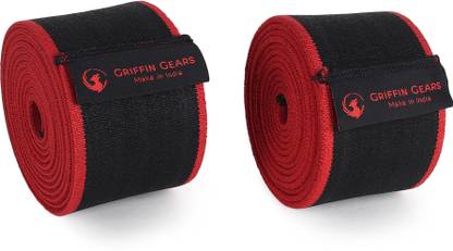 GRIFFIN GEARS Weight Lifting Knee Support Wraps for Squats,Gym, Cross fit, Gym Workout (3M) Knee Support