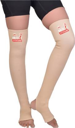 Win-tex Orthoband Compression Stocking Mid Thigh Elastic Nylon Yarn with 4 Way Stretch Unisex. Knee Support