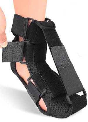 HANNEA Ankle-foot Orthosis, Foot Drop Splint Adjustable Ankle-foot Orthosis Wearable Foot Support
