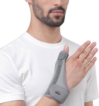 TYNOR Thumb Spica Splint, Grey, Universal Size, 1 Unit Finger Support