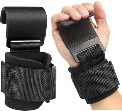 Shopeleven Weight Lifting Hooks, Hand Grip Wrist Straps Deadlift, Powerlifting Pull up bar Wrist Support