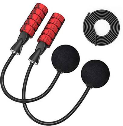 Tepech Ropeless Jump Rope + 9.2Ft Rope Indoor Cordless Jump Rope Weighted For Fitness Weighted Skipping Rope