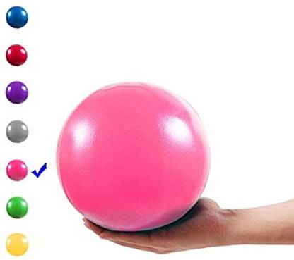 Vaupan Mini Exercise Ball 9 Inch Small Gym Ball With Inflatable Straw For Yoga Back / Lumbar Support
