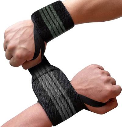TRUE INDIAN Wrist Wrap Elastic Strap Brace Support Protector for Weightlifting & Exercise.. Fitness Band
