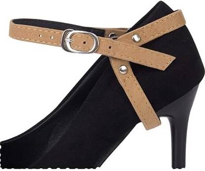 NEWSPARSH Sital Women's Detachable High Heels Holding Loose high Heels Shoelace Straps Heel Support