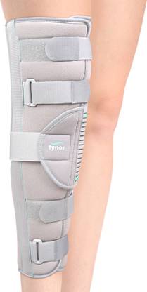 TYNOR Knee Immobiliser 19"/48cm, Grey, Large, 1 Unit Knee Support