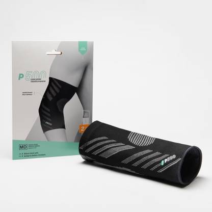 dynamics Decathlon Adult Right/Left Elbow Support P500 - Black Elbow Brace Elbow Support