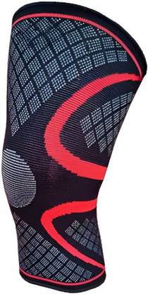 Donizard 3D Knee Cap Compression Support Sleeve for Pain Relief Exercise Gym 1 Piece Knee Support