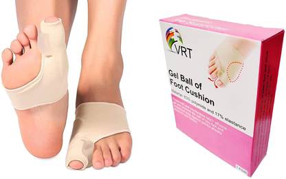 VRT Toe Pad Bunion Protector Sleeves and Bunion Pain Relief Socks Arm Support