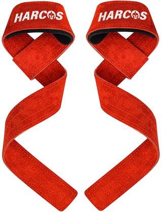 HARCOS Wrist Supporter for Gym Premium 100 % Genuine Leather Weightlifting wrap Straps Wrist Support