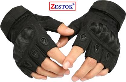 Zestok Hand Gloves Half Finger Climbing Cycling Riding Gym & Fitness Military Gloves Gym & Fitness Gloves