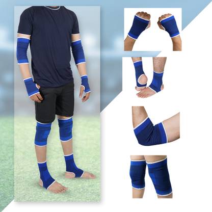Manogyam Ankle,Elbow,Palm,Knee Support for Surgical and Sports Like Hockey,Bike,Crossfit Knee Support