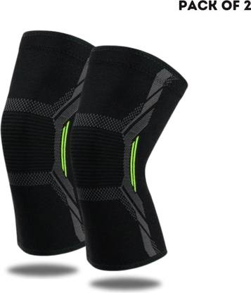Hambler ANTI-SLIP COMPRESSION SLEEVE FOR MEN & WOMEN,KNEE BRACE FOR RUNNING Pack2 Knee Support