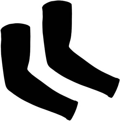 VRUGRA 2 Pairs UV Sun Protection Unisex Arm Sleeves Elbow Support