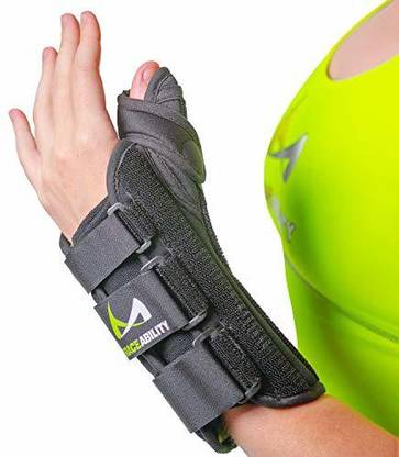 BraceAbility Thumb & Wrist Spica Splint De Quervain'S Tenosynovitis Long Stabilizer Brace Splints