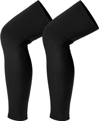 Add Gear Full Length Leg Sleeves for UV Protection - Cycling Running and Outdoor Sports Foot Support