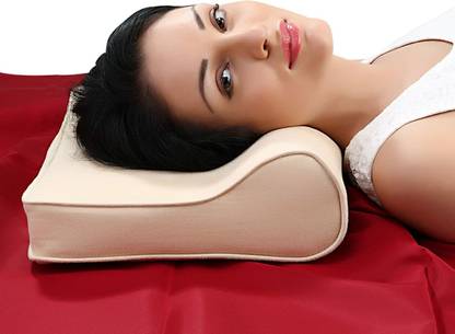 ऑरेंकल केयर Unique Regular Universal Cervical Pillow Neck All Type Pain Reduction नेक सपोर्ट