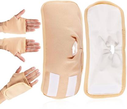 Verilux Reusable Castor Oil Hand Wraps Waterproof Leaking Proof Packs for Skin Care Hand Support