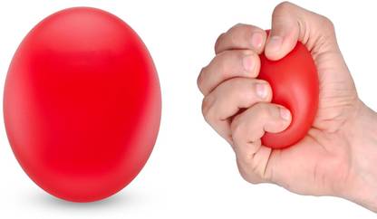 Owlix Stress Relief MEDIUM Resistance Squeeze Ball (1 pcs) for Hand Therapy, Hand Support
