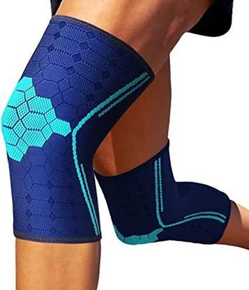 Sparthos Knee Compression Sleeves By (Pair) Support For Sports Running Joint Pain Knee Support