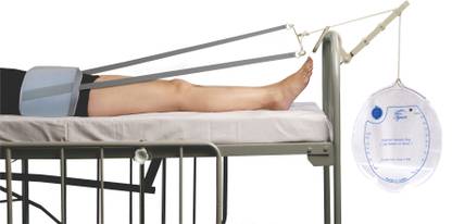 TYNOR Pelvic Traction Kit with Weight Bag, Grey, Small, 1 Set Supporter